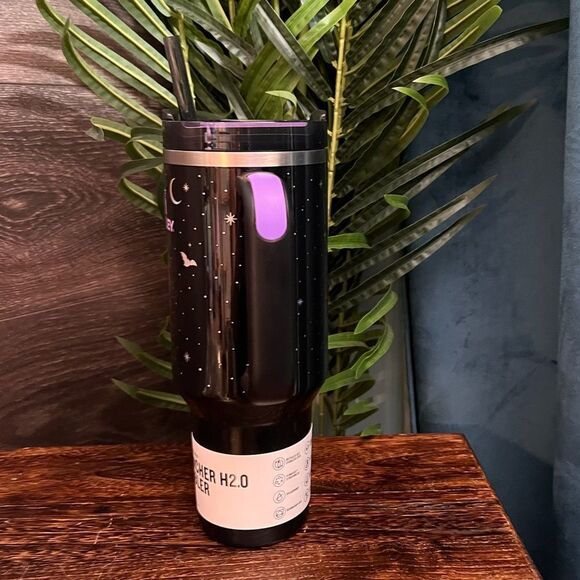 Stanley Halloween 40oz H2.0 Flowstate Quencher Tumbler in Spellcast Black. NWT! - Picture 6 of 11